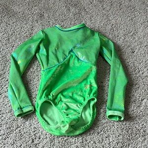 Girls Reebok, long sleeve leotard, size small